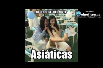 Selfie nivel: Asiáticas