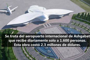 Así es el aeropuerto en forma de ave inaugurado en Turkmenistán