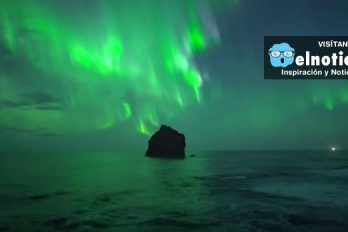 Este drone capta una espectacular aurora boreal en Islandia