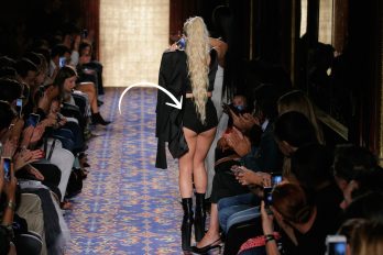 Los ‘hot pants’ de Lady Gaga desconcentran a la audiencia en el desfile de Brandon Maxwell