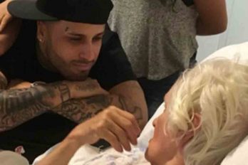 Nicky Jam comparte emotiva foto con su abuela y revela algo conmovedor