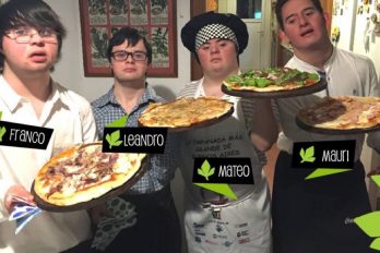 6 jóvenes con Síndrome de Down montaron su propio negocio de pizzas. En 2 meses, son todo un éxito