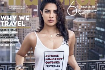 La actriz que tuvo que disculparse por usar una camiseta “insensible” con los refugiados
