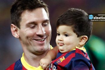 Thiago Messi sigue los pasos de su padre ¡hermosa familia!