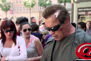 Arnold Schwarzenegger sorprende a sus fans vestido de ‘Terminator’ ¡Alucinante!