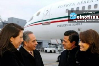 Enrique Peña Nieto viaja en el avión presidencial con familiares y amigos