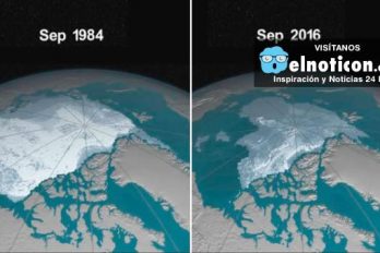 la NASA muestra cómo se está derritiendo el Océano Ártico desde 1984