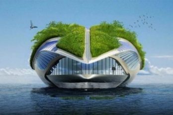 Un barco del futuro con un diseño inspirado en los anfibios