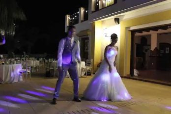 El primer baile de estos novios fue realmente especial, ¡querrás hacer algo así en tu boda!