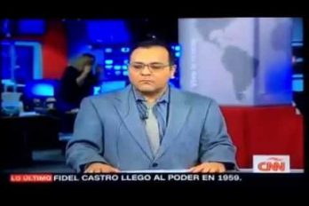 No te pierdas el lapsus de este periodista al anunciar la muerte de Fidel Castro. ¡’Trágame tierra’!