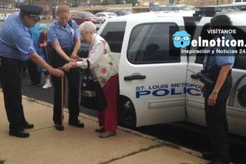 El curioso deseo de esta mujer de 102 años, ser ‘arrestada’ por la policía