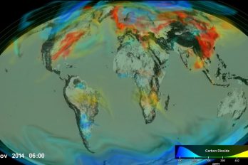 ¡Nuestro planeta se afixia! La NASA elaboró un modelo de cómo se comporta el dióxido de carbono en la atmósfera