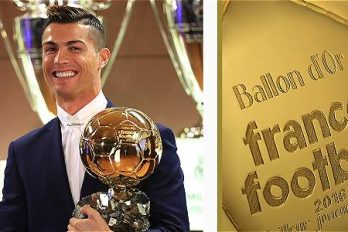 Cristiano Ronaldo ganó el Balón de Oro por cuarta vez, ¡felicitaciones!