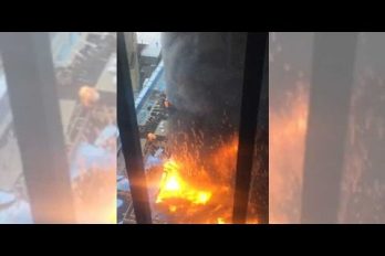 ¡Impactante! Incendio en el centro de Nueva York consume hospital en construcción