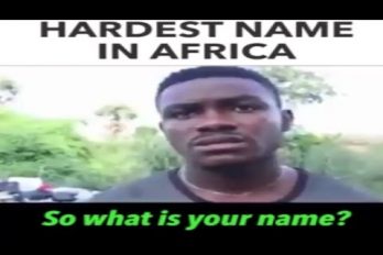 ¿Cómo dice que se llama? A que no eres capaz de aprenderte el nombre de este hombre de Kenia. ¡Es todo un trabalenguas!