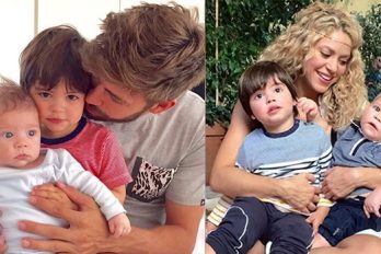 Los hijos de Shakira, Milan y Sasha, enviaron un lindo mensaje