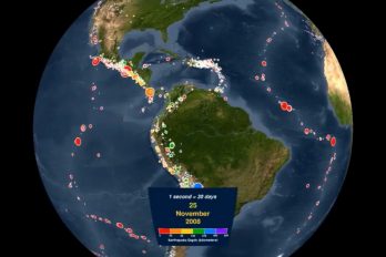 Literalmente… ¡Impactante! Este video muestra todos los terremotos que sacudieron a la Tierra de 2001 a 2015. ¿Cuántos recuerdas?