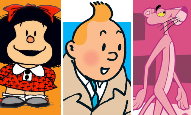  personajes de dibujos animados más populares del mundo