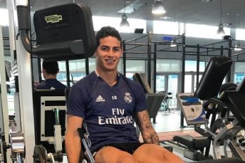 James Rodríguez regresa a entrenamientos
