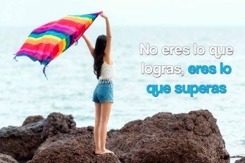 No eres lo que logras, eres lo que superas