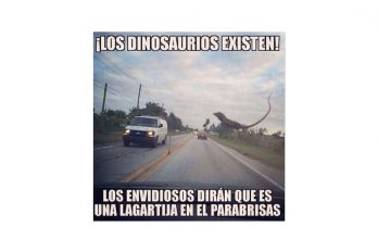 ¡Los dinosaurios existen!