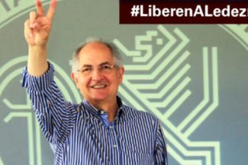 Antonio Ledezma, alcalde de Caracas cumplió dos años de prisión