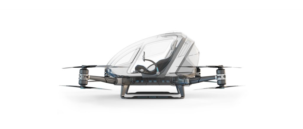 En Dubái ensayan un taxi-drone, el futuro del transporte 