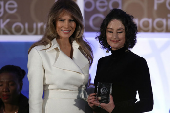 El día que Natalia Ponce recibió el premio internacional a las mujeres valientes