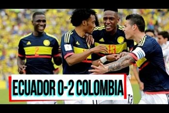 ¡Gracias muchachos! Revive los goles de Colombia a Ecuador que nos tienen más cerca de Rusia 2018