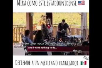 ¡Así se debe actuar! Un estadounidense defiende a los mexicanos… ¡Y sorprende gratamente al mundo!