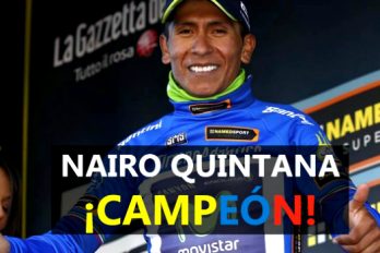 Nairo Quintana quedó campeón en la Tirreno-Adriático