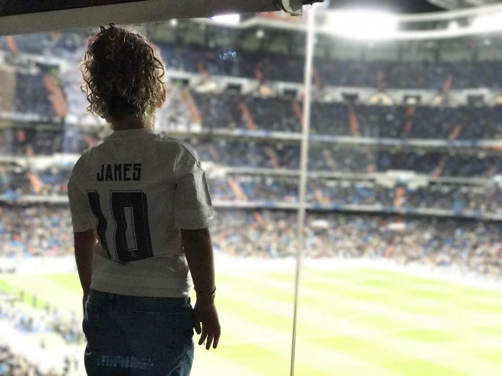 La aficionada del Real Madrid que tiene enloquecido a James 