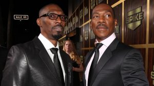 BEVERLY HILLS, CA - NOVEMBER 03: (L-R) Actor Charlie Murphy and honoree Eddie Murphy arrive at Spike TV's "Eddie Murphy: One Night Only" at the Saban Theatre on November 3, 2012 in Beverly Hills, California. Christopher Polk/Getty Images/AFP