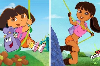 ¿Y si Dora, la exploradora, hubiera crecido? Así lucirían ella y otros personajes de caricaturas