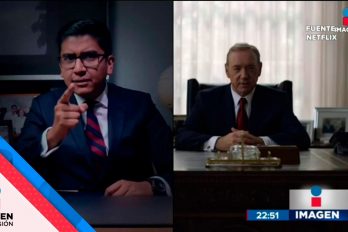 Político mexicano sorprende con emotivo discurso inspirado en ‘House of Cards’… ¡Y un personaje de la serie le responde así!