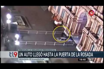 ¡Insólito! Un hombre entró con su Renault 19 a la Casa Rosada en Argentina. ¿Qué falló en la seguridad presidencial?