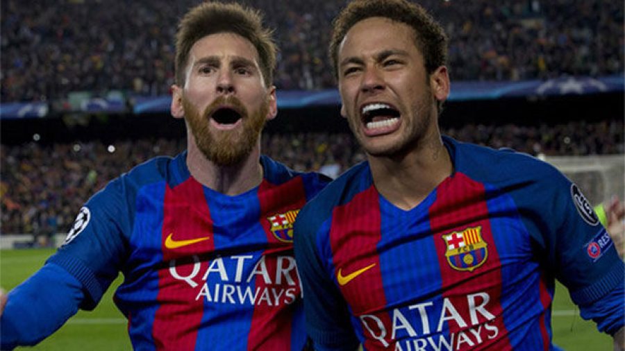¿Con qué cantante colombiano se fotografiaron Messi y Neymar?