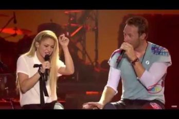 Te encantará esta versión de ‘Chantaje’. ¡Shakira cantando en concierto con Chris Martin, de Coldplay!