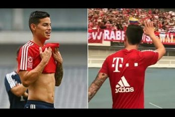 Los aficiondos del Bayern Münich ya gozan de la alegría de James Rodríguez… ¡Hasta en la China!