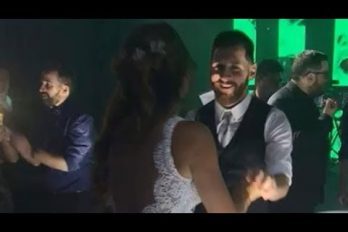 ¡Qué swing! Así baila Messi con su esposa, Antonella, durante la boda. ¿En la pista de baile le irá tan bien como en la cancha?