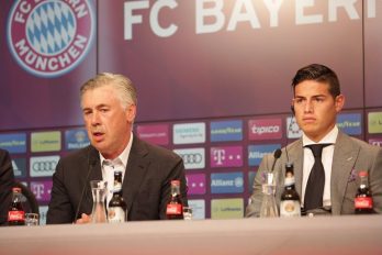 ¡Carlo Ancelotti sí quiere a James! Así se expresó del colombiano en su bienvenida a Múnich