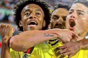 Así celebraron los jugadores de la Selección Colombia su paso al mundial de Rusia