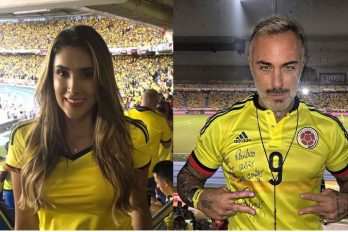 Los famosos que se pusieron la camiseta para alentar a la Selección Colombia