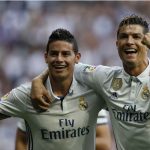 Cristiano Ronaldo está de cumpleaños y así lo felicitó James Rodríguez