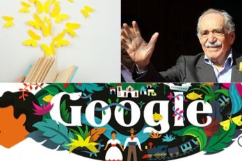 El doodle de Google rinde homenaje a Gabriel García Márquez