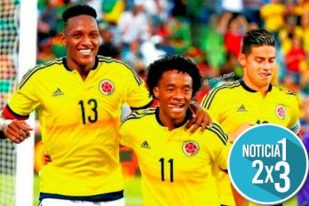 El baile de Yerry Mina y Juan Guillermo Cuadrado en la goleada de Colombia ante Polonia