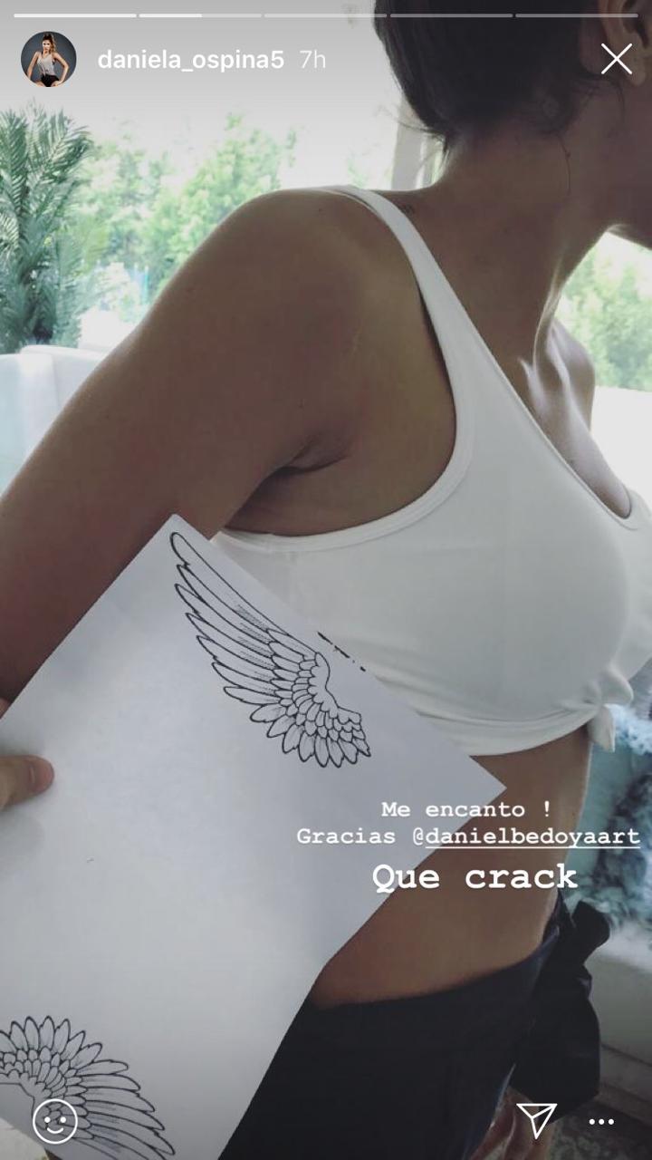 Daniela Ospina sorprende de nuevo a todos con su nuevo tatuaje. ¿Se lo hizo por amor?