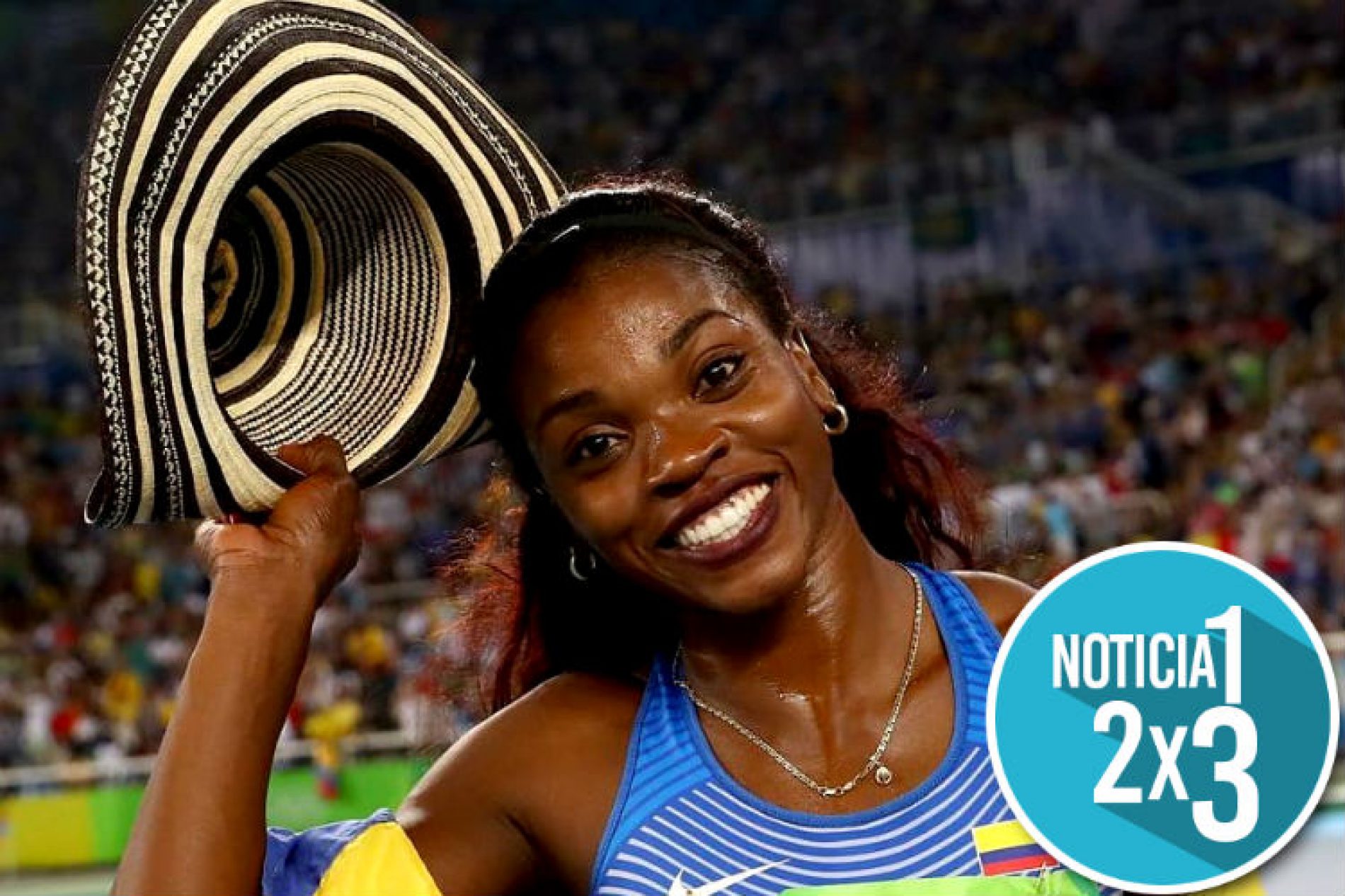 Caterine Ibargüen es la mejor atleta del mundo ¡Un triunfo que celebra