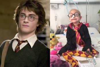 ‘Harry Potter’ hizo realidad el sueño de esta niña con cáncer, ¡hermoso momento!