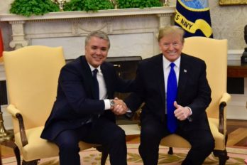 Durante el encuentro entre Duque y Trump, el mandatario estadounidense elogió a una empresa colombiana